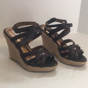 Charles by Charles David Rum Rum Brown Wedges